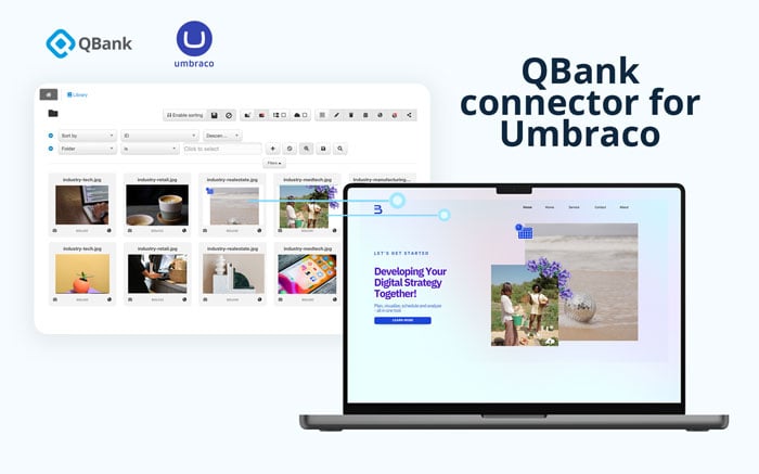 Umbraco connector QBank DAM