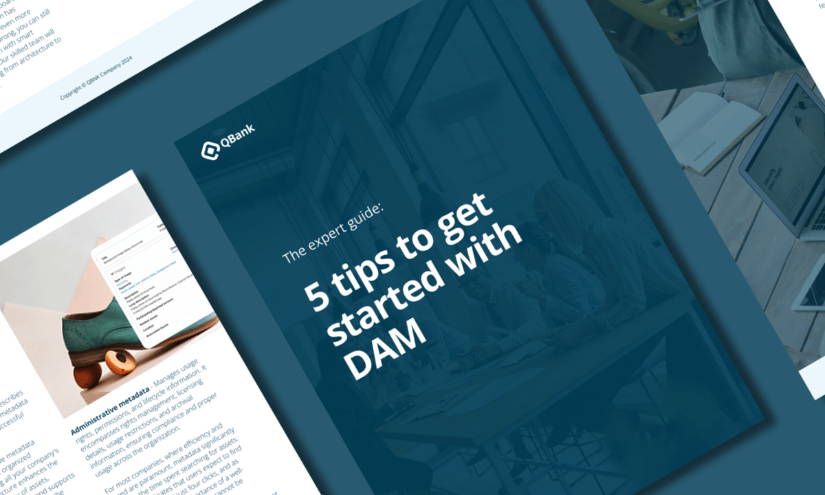 QBankDAM_Guide-5 tips to get started_Featured image