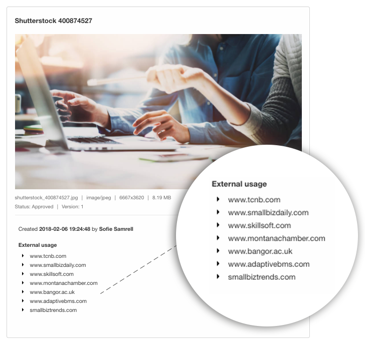 External Usage - Digital Asset Management