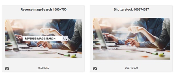 Reverse image search QBank Digital Asset Management